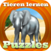 Lernen Sie die Tiere mit Puzzles